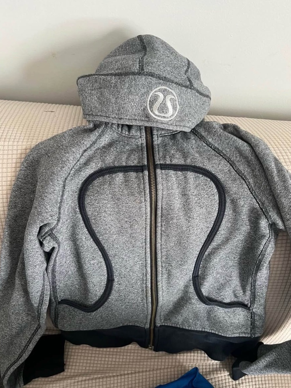 lululemon athletica Women's Gray Zip-Up Hoodie Jacket